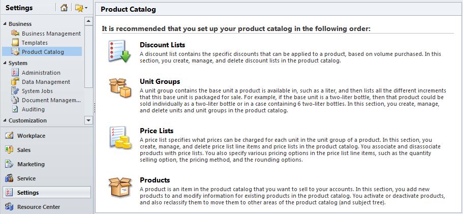 product price lists