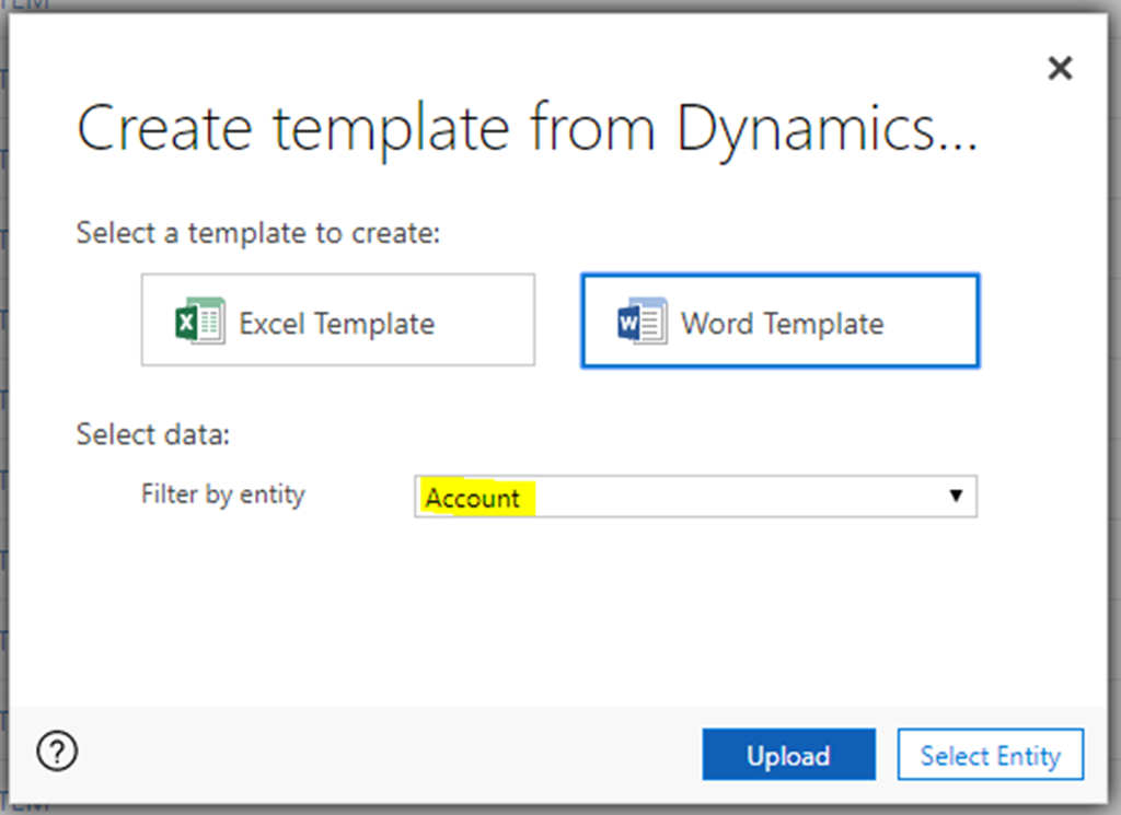 Image result for document template in dynamics 365